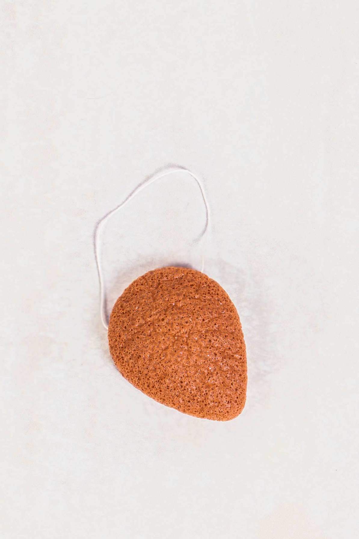 100% Pure Konjac & Pink Clay Compostable Face Sponge - Scoop Whole Beauty - sponge