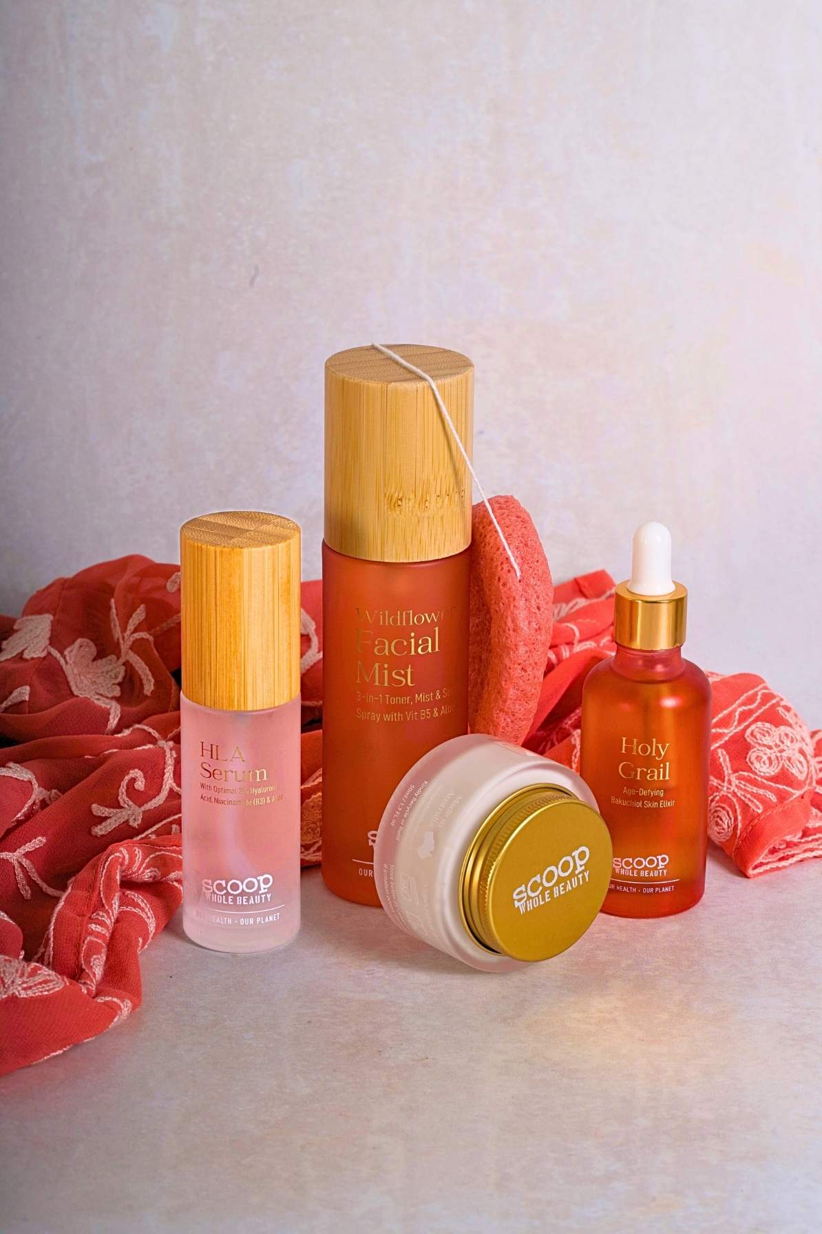 Nourish & Flourish Botanical Skincare Bundle - Scoop Whole Beauty -