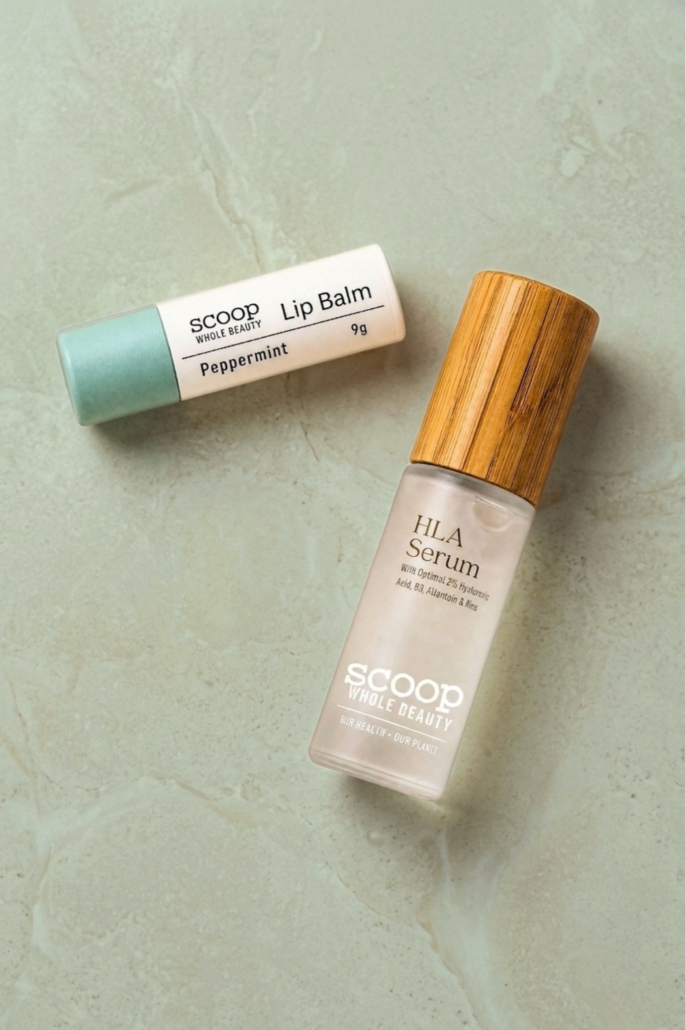 HLA Serum and Peppermint Lip Balm