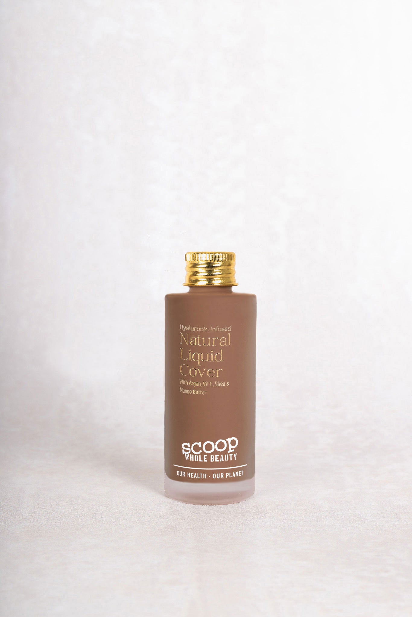 Hyaluronic - Infused Natural Liquid Cover Refill Bottle - Scoop Whole Beauty - Foundation