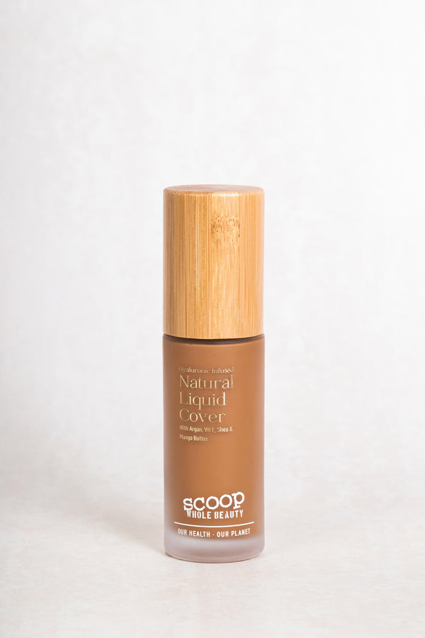 Hyaluronic - Infused Natural Liquid Cover - Scoop Whole Beauty - Foundation