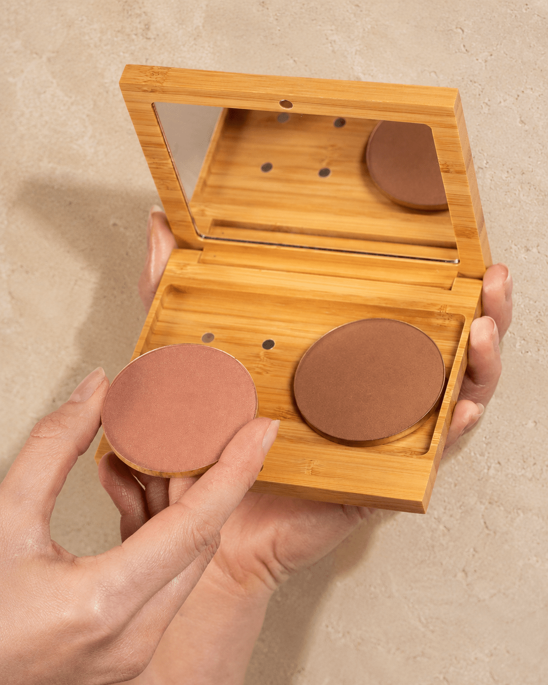 Large 100% Bamboo Mix & Match Multi Palette - Scoop Whole Beauty - palette