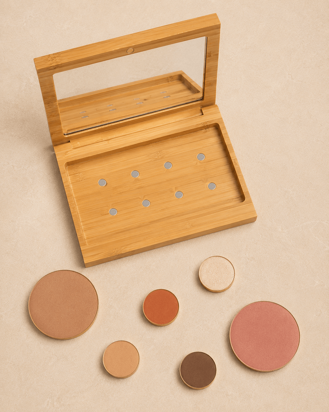 Large 100% Bamboo Mix & Match Multi Palette - Scoop Whole Beauty - palette
