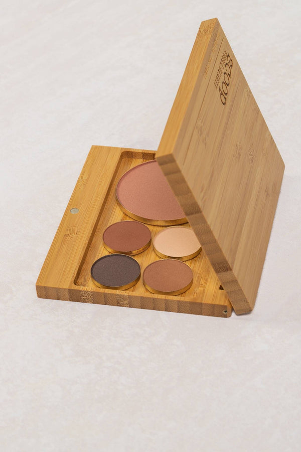 Dusty Pink Pure Pressed Mineral Blush Refill Plate - Scoop Whole Beauty - Blusher