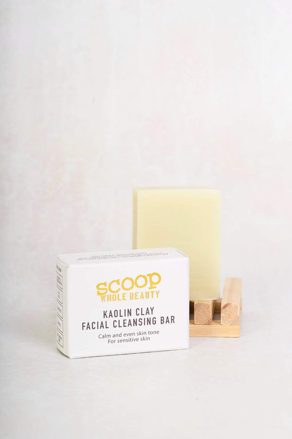 Natural Facial Cleansing Bar - Scoop Whole Beauty -