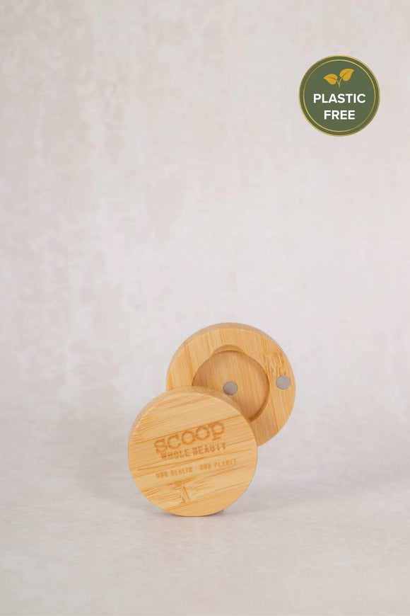 Mini Round Individual Bamboo Compact - Scoop Whole Beauty - palette