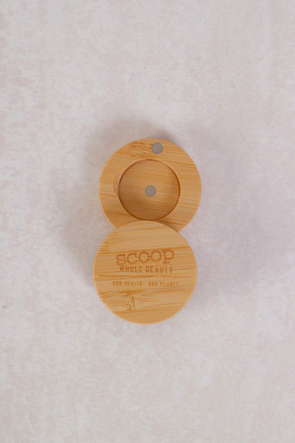 Mini Round Individual Bamboo Compact - Scoop Whole Beauty - palette
