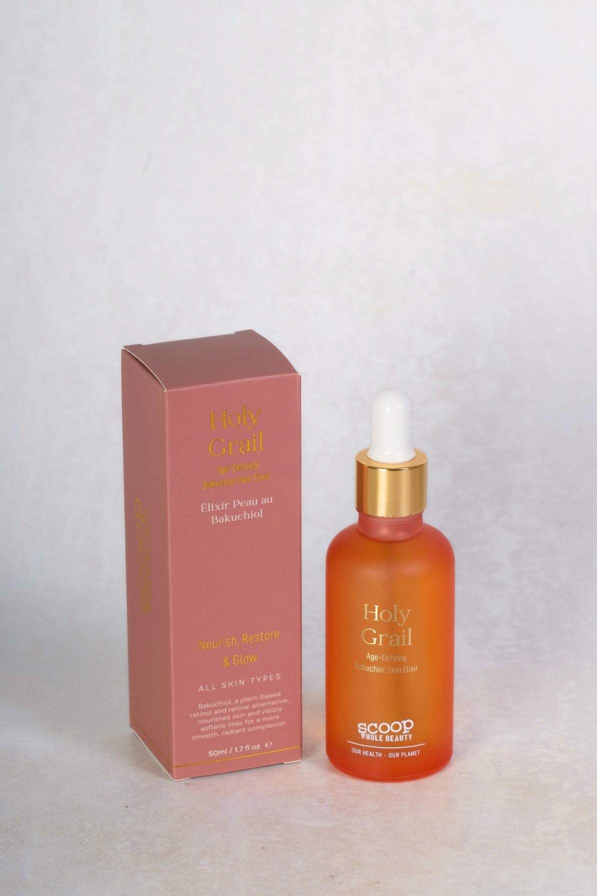 Holy Grail Age Defying Bakuchiol Skin Elixir - Scoop Whole Beauty - skincare