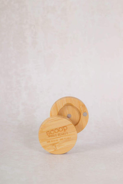 Mini Round Individual Bamboo Compact - Scoop Whole Beauty - palette