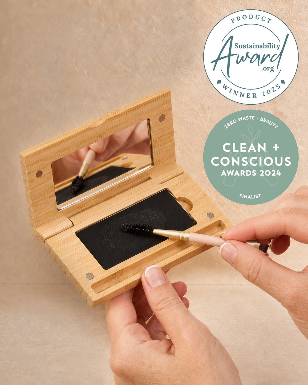 3-in-1 Mud Cake Mascara - Scoop Whole Beauty - cake mascara