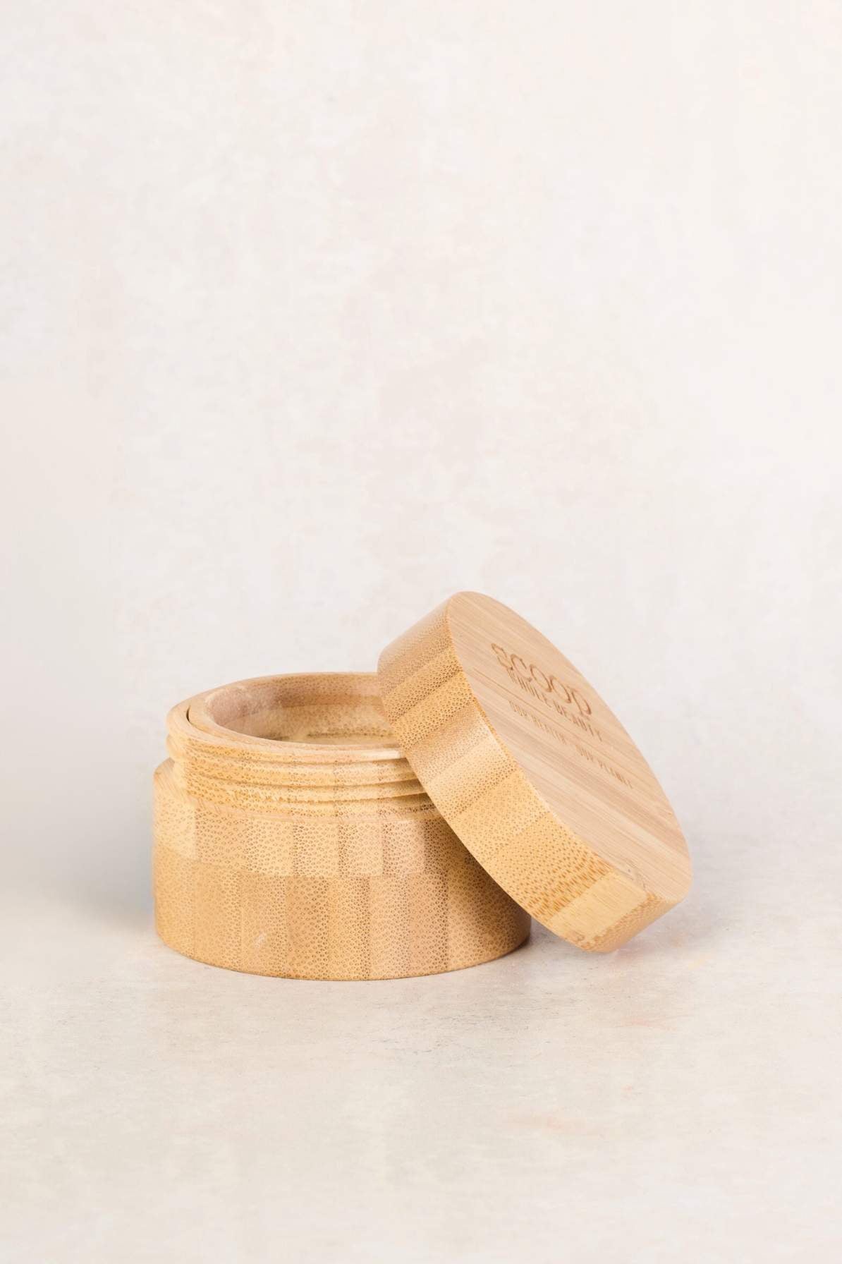 Box Pure Powder Full-Loop Powder Box | Refillable Bamboo Compact for Mineral Foundation ...