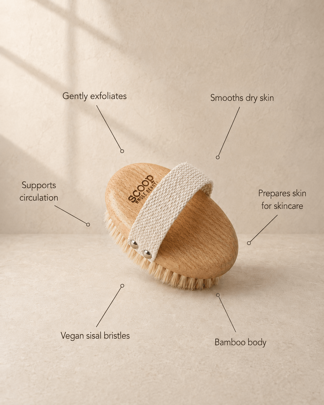 Dry Body Brush - Scoop Whole Beauty -