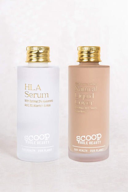 HLA Serum &amp; Natural Liquid Cover Refill Subscription - Scoop Whole Beauty - Bundle