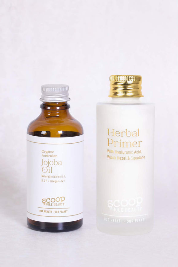 Jojoba Oil & Herbal Primer Refill Subscription - Scoop Whole Beauty - Bundle