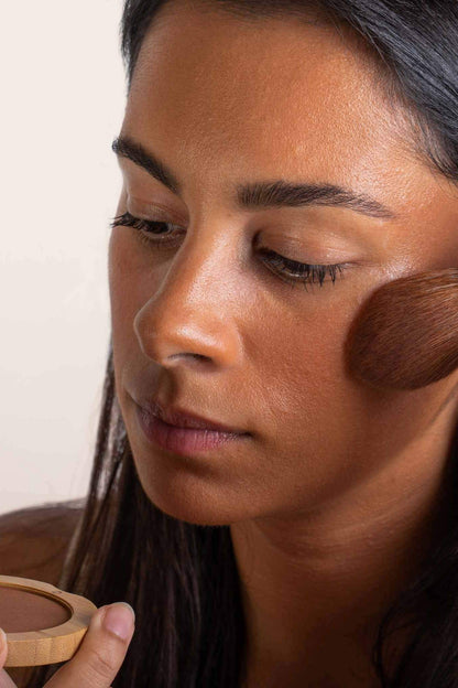 Vegan Blusher Brush - Scoop Whole Beauty - blusher brush