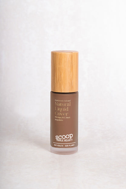 Hyaluronic - Infused Natural Liquid Cover - Scoop Whole Beauty - Foundation