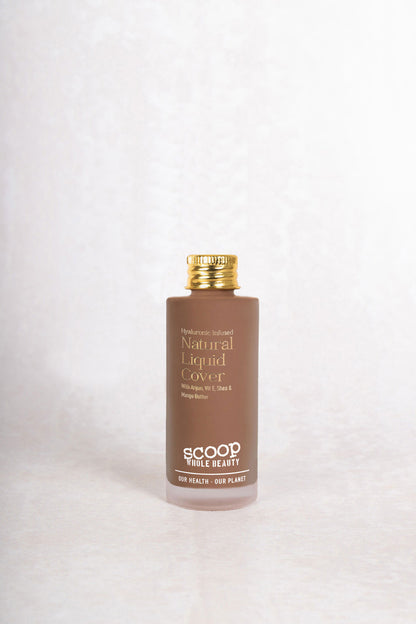 Hyaluronic - Infused Natural Liquid Cover Refill Bottle - Scoop Whole Beauty - Foundation
