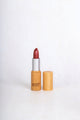 Scoop Whole Beauty natural lipstick in sustainable bamboo tube. Natural, non toxic, long lasting and ultra hydrating. In shade Cherry