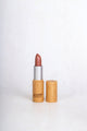 Scoop Whole Beauty natural lipstick in sustainable bamboo and metal tube. Natural ingredients, non toxic and long lasting. In shade rose