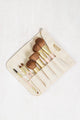 open brush set bag showing 7 differently styles in the set - maca - medium - tan