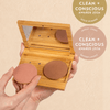 Pressed Mineral Blush & Bronzer Duo in Bamboo Multi Palette