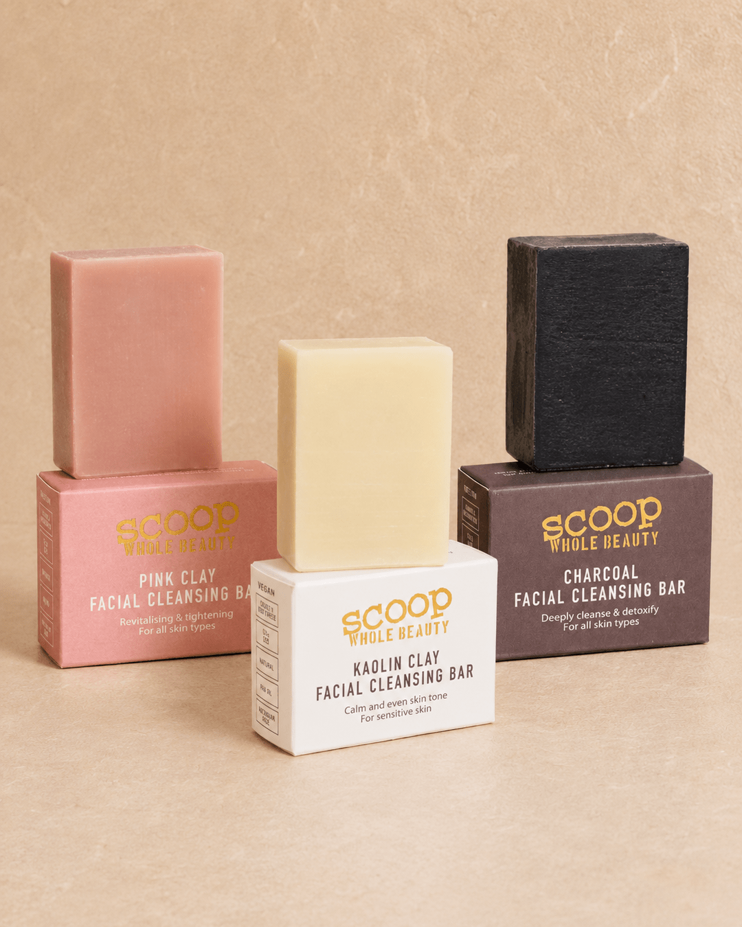Natural Facial Cleansing Bar - Scoop Whole Beauty -