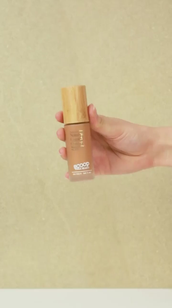 Hyaluronic-Infused Natural Liquid Cover Refill Bottle