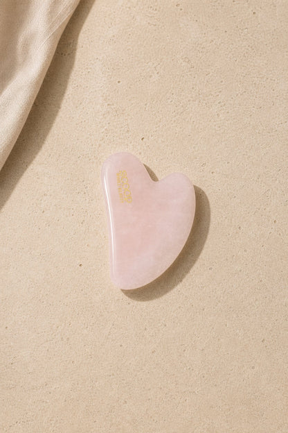 100% Rose Quartz Face Sculpting Gua Sha - Scoop Whole Beauty - Gua Sha