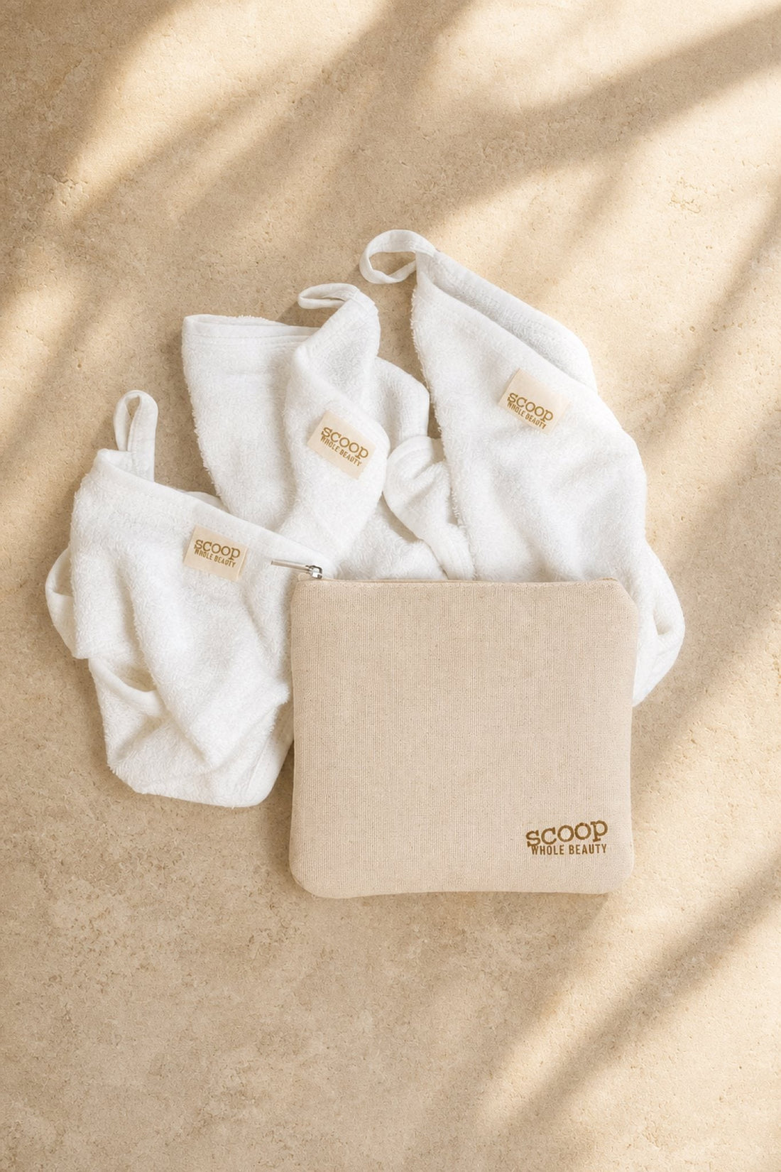 100% Bamboo Face Towels - Scoop Whole Beauty - bamboo face towel