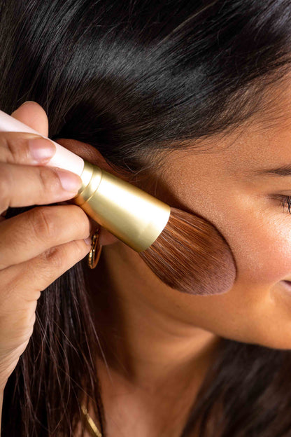 Vegan Blusher Brush - Scoop Whole Beauty - blusher brush