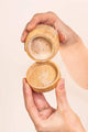 Scoop Whole Beauty full loop pure mineral powder foundation with SPF in sustainable, refillable, bamboo compact - light
