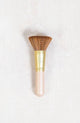 Scoop Whole Beauty ultra soft vegan foundation brush in gold and blush pink