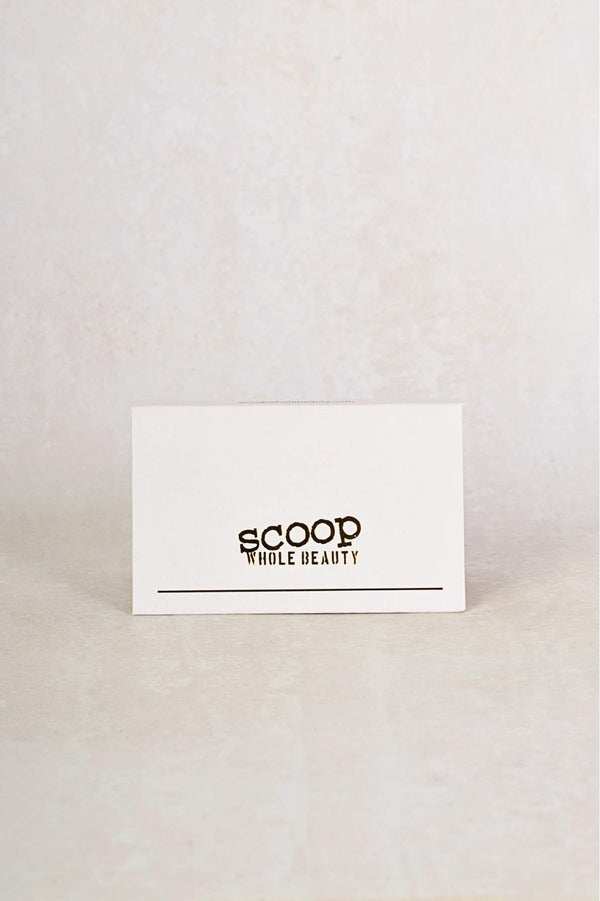 mud cake mascara compact packaging form the front showing the logo - espresso brown - midnight black 