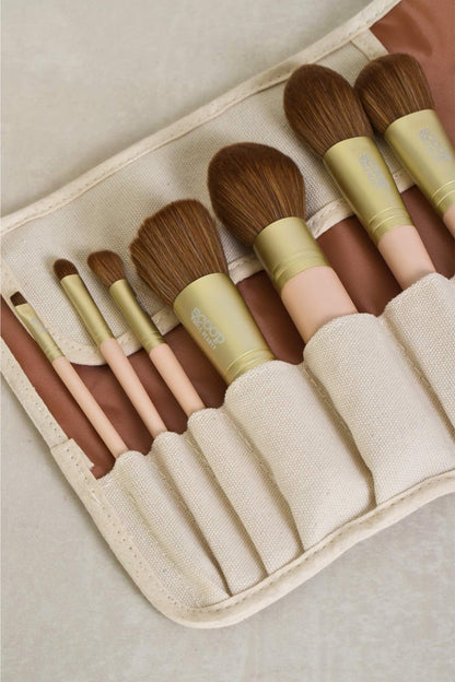 Vegan 7 Piece Brush Set - Scoop Whole Beauty - makeup brush set