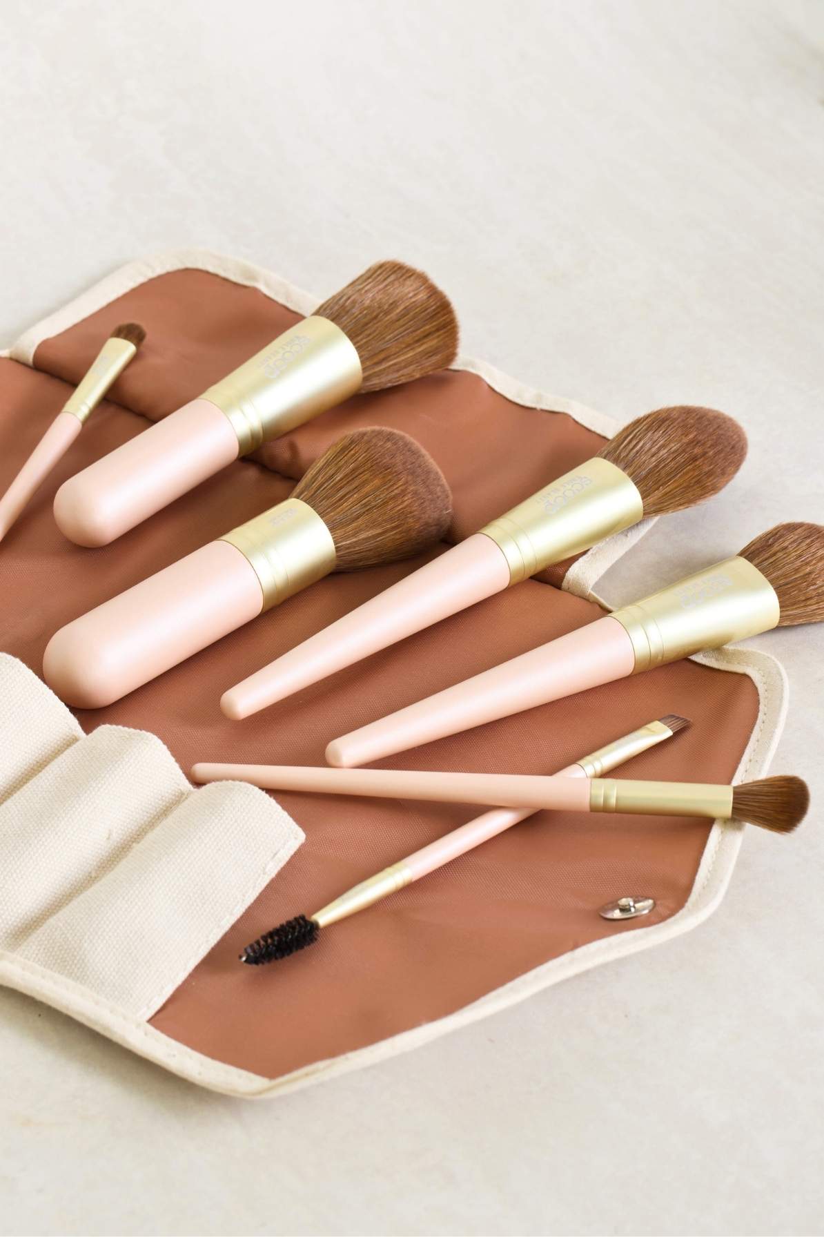 Vegan 7 Piece Brush Set - Scoop Whole Beauty - makeup brush set