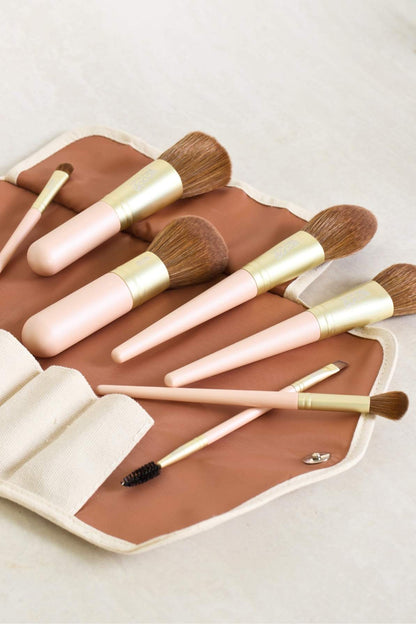 Vegan 7 Piece Brush Set - Scoop Whole Beauty - makeup brush set