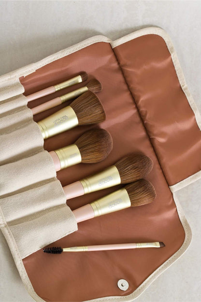 Vegan 7 Piece Brush Set - Scoop Whole Beauty - makeup brush set