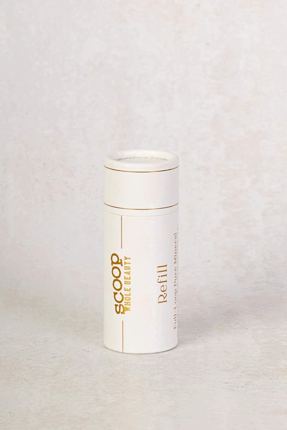 Full - Loop Pure Mineral Powder Foundation SPF24+ Refill Tube - Scoop Whole Beauty - Powder Foundation