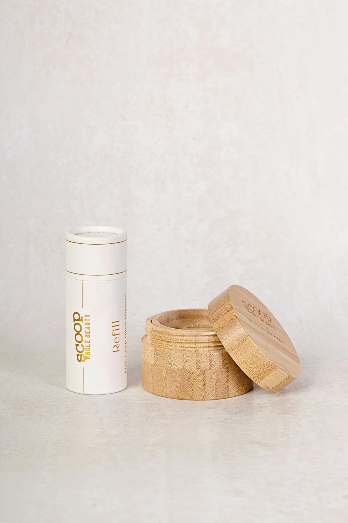 Full - Loop Pure Mineral Powder Foundation SPF24+ Refill Tube - Scoop Whole Beauty - Powder Foundation