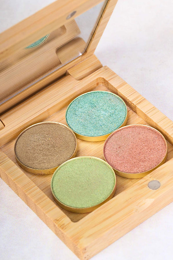 A close-up image of the Coral reef Palette highlighting the 4 different shades of the palette.
