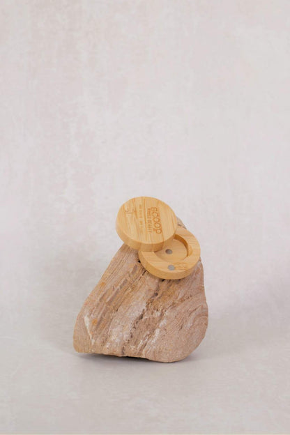 Mini Round Individual Bamboo Compact - Scoop Whole Beauty - palette