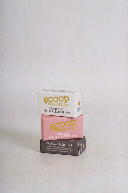 Natural Facial Cleansing Bars Set of Minis - Scoop Whole Beauty - 