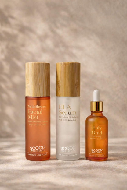 Skin Glow Trio - Scoop Whole Beauty - hyaluronic acid serum