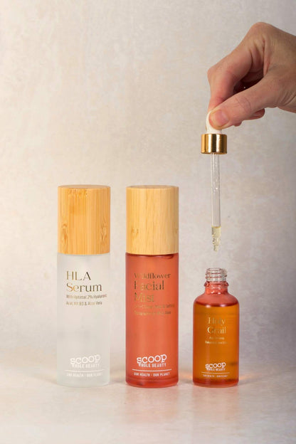 Skin Glow Trio - Scoop Whole Beauty - hyaluronic acid serum