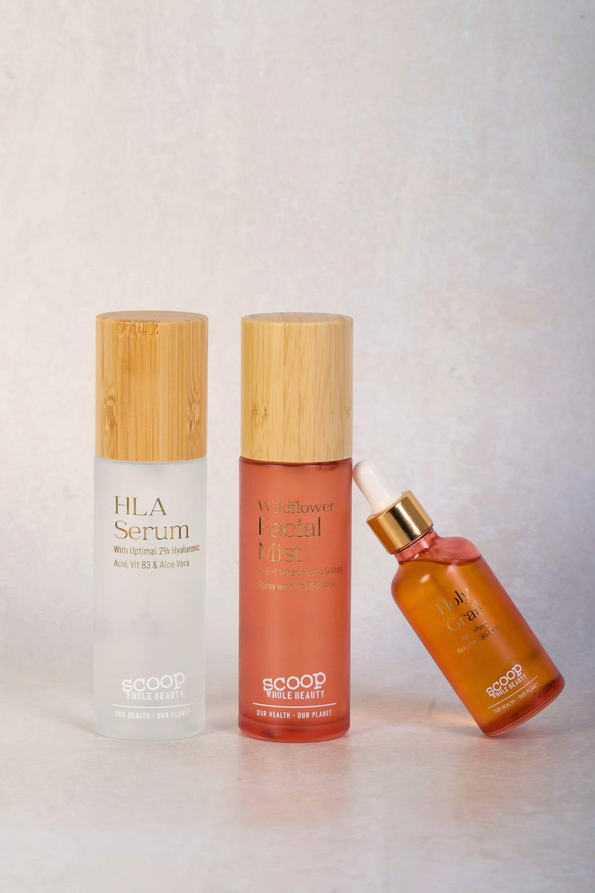 Skin Glow Trio - Scoop Whole Beauty - hyaluronic acid serum