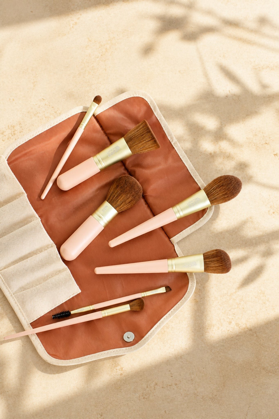 Vegan 7 Piece Brush Set - Scoop Whole Beauty - makeup brush set
