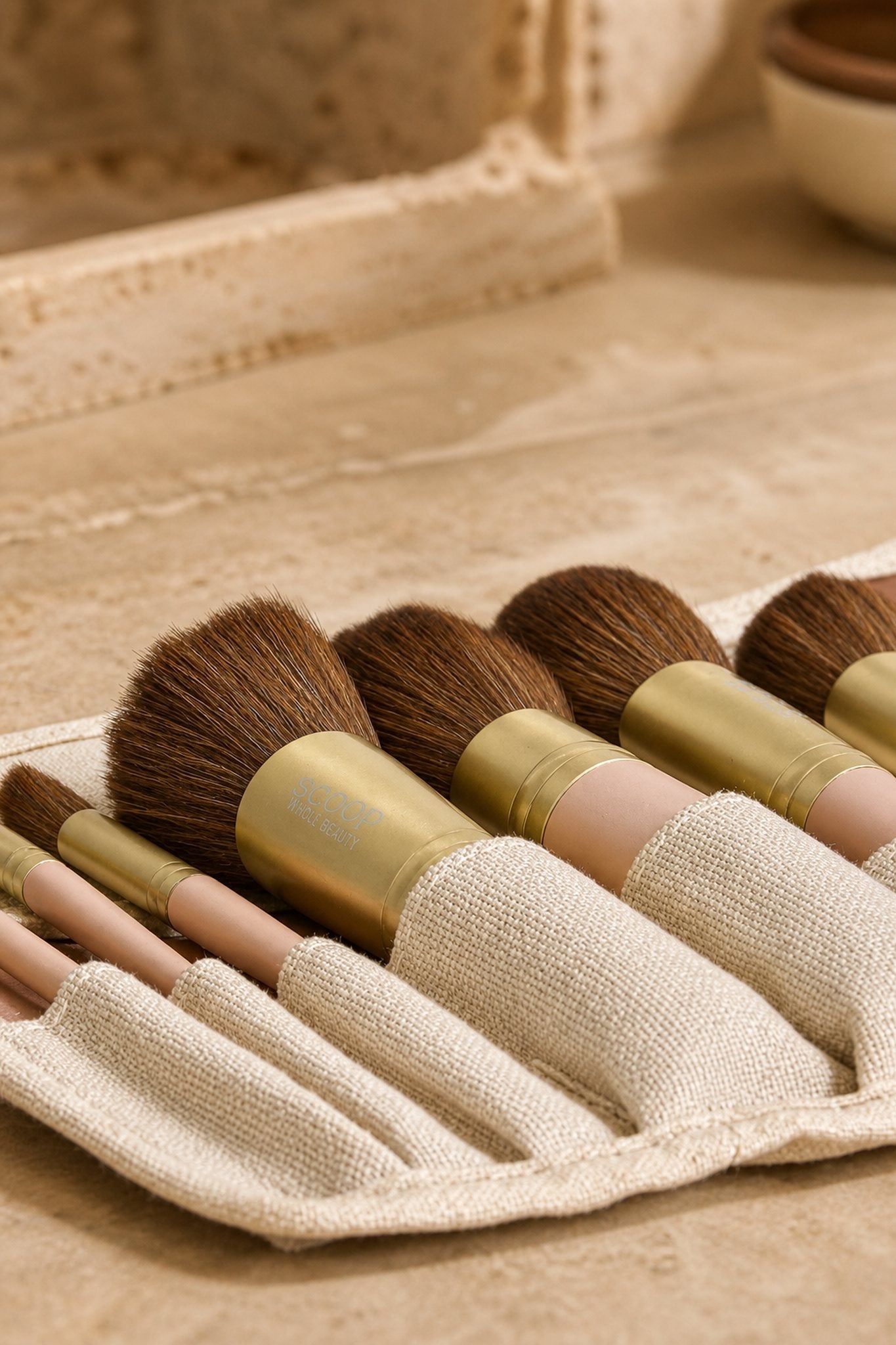 Vegan 7 Piece Brush Set - Scoop Whole Beauty - makeup brush set