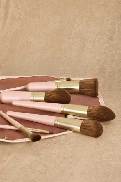 Vegan 7 Piece Brush Set - Scoop Whole Beauty - makeup brush set