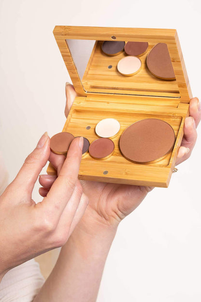 Large 100% Bamboo Mix &amp; Match Multi Palette - Scoop Whole Beauty - palette